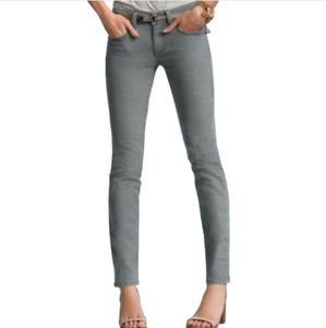 Cabi Womens Gray Skinny Jeans Size 2  Cotton‎ Stretch Denim Low Rise Style 326